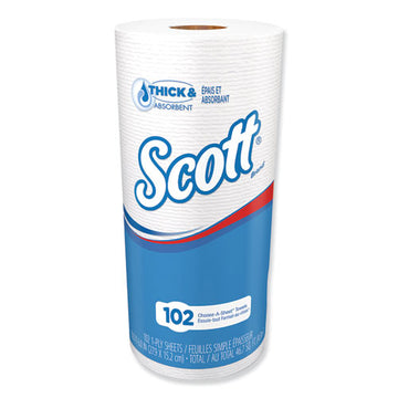 Scott® Choose-a-sheet Mega Kitchen Roll Paper Towels, 1-ply, White, 102-roll, 24-carton freeshipping - TVN Wholesale
